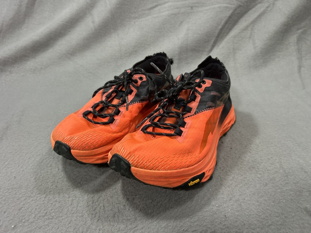 Altra Mont Blanc Shoes Womens 8.5 Orange Trail Running Sneaker Vibram Litebase